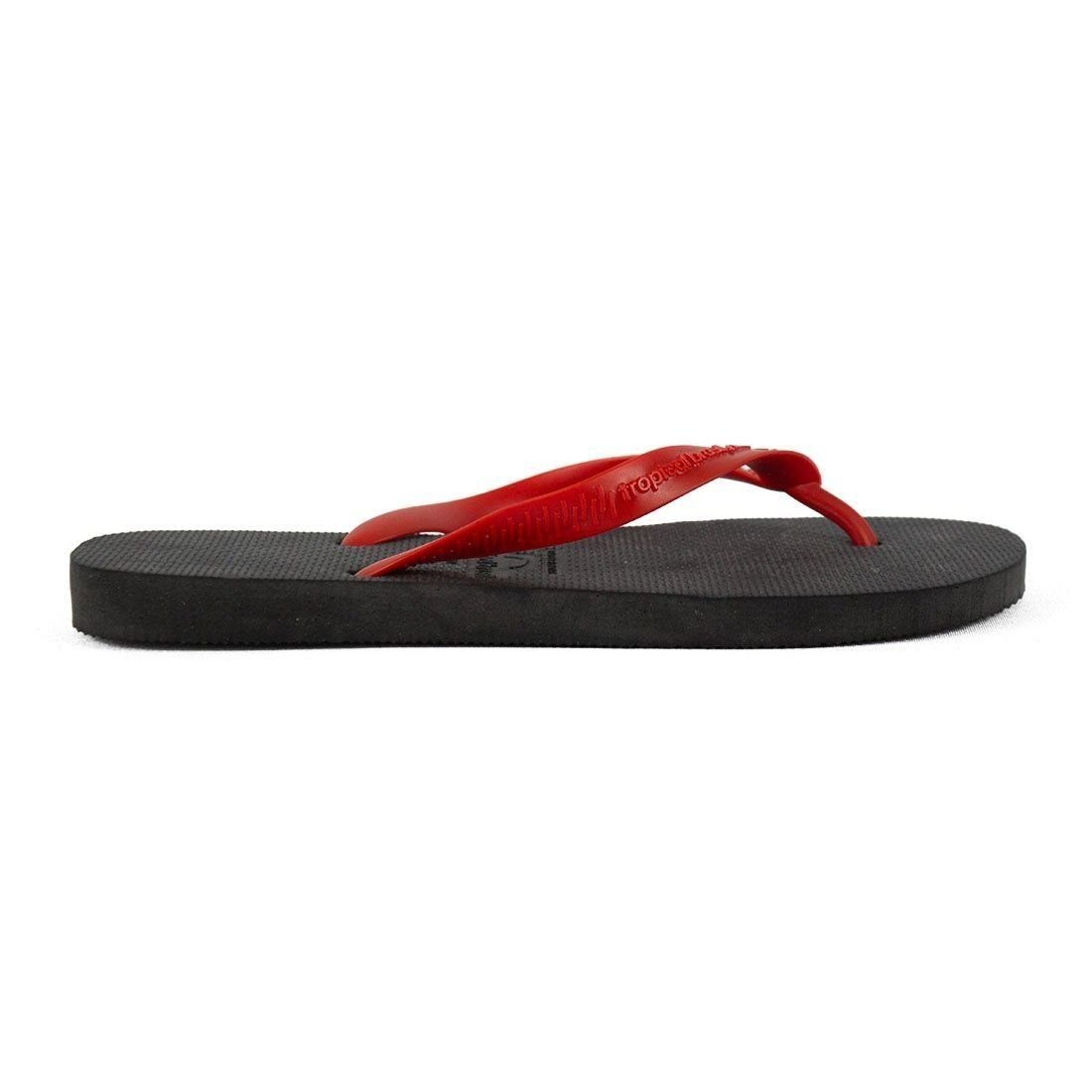 Chinelo Flip Flop Tropical Brasil Preto/Vermelho 2