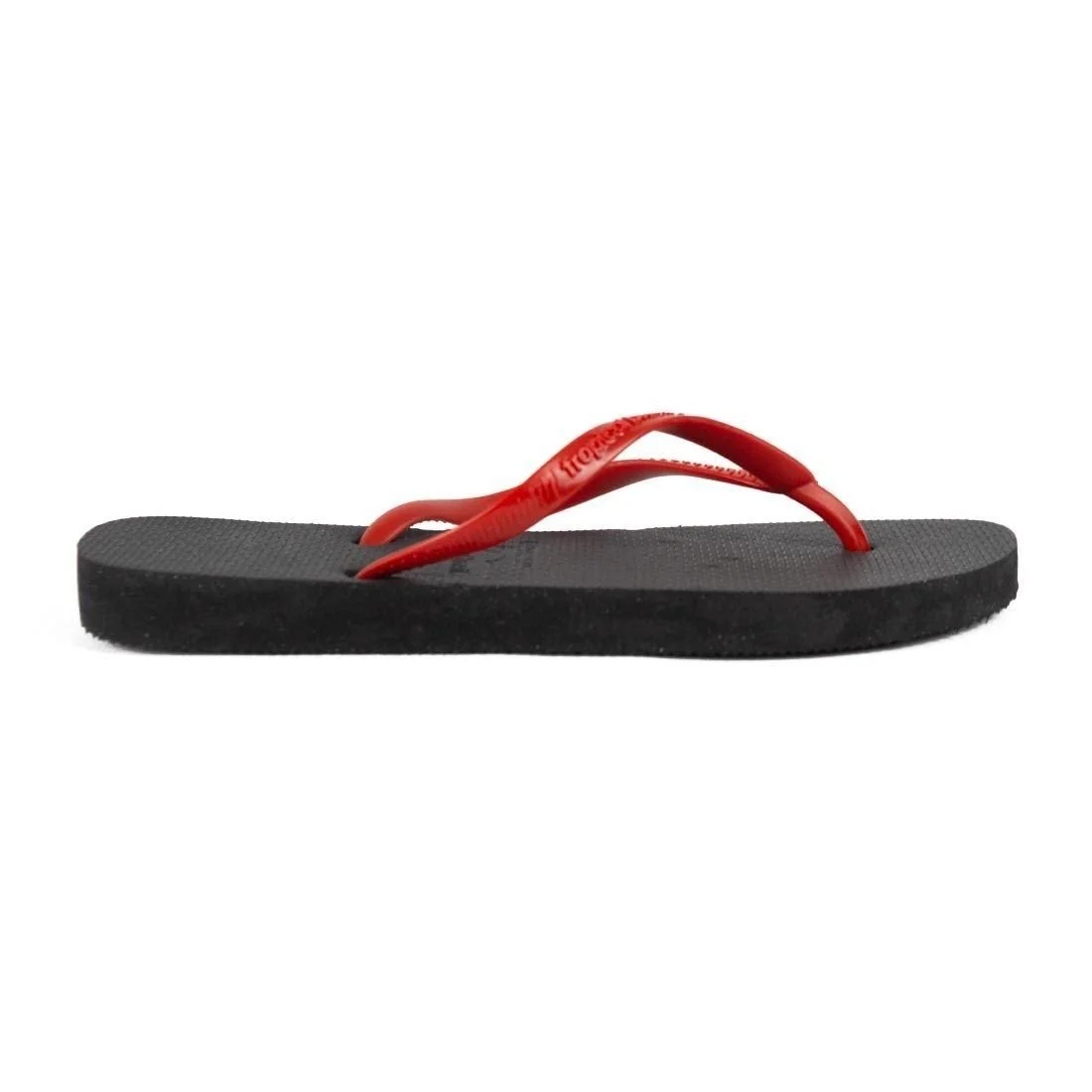 Chinelo Flip Flop Tropical Brasil Preto/Vermelho 2