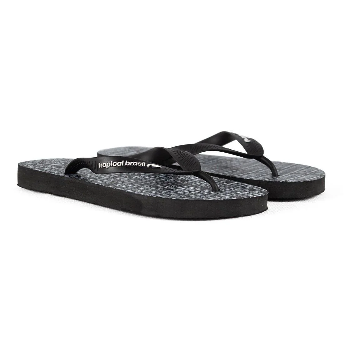 Chinelo Flip Flop Tropical Brasil Preto/Branco 3
