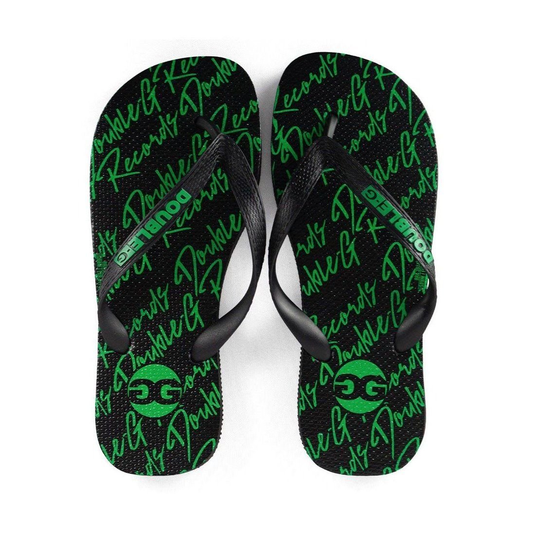 Chinelo Flip Flop Double G Preto/Verde 1