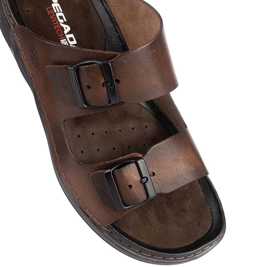 Papete Pegada Conforto e Estilo Fivela Marrom 4