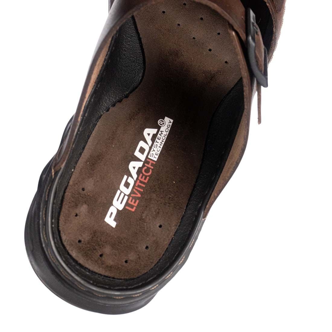 Papete Pegada Conforto e Estilo Fivela Marrom 5