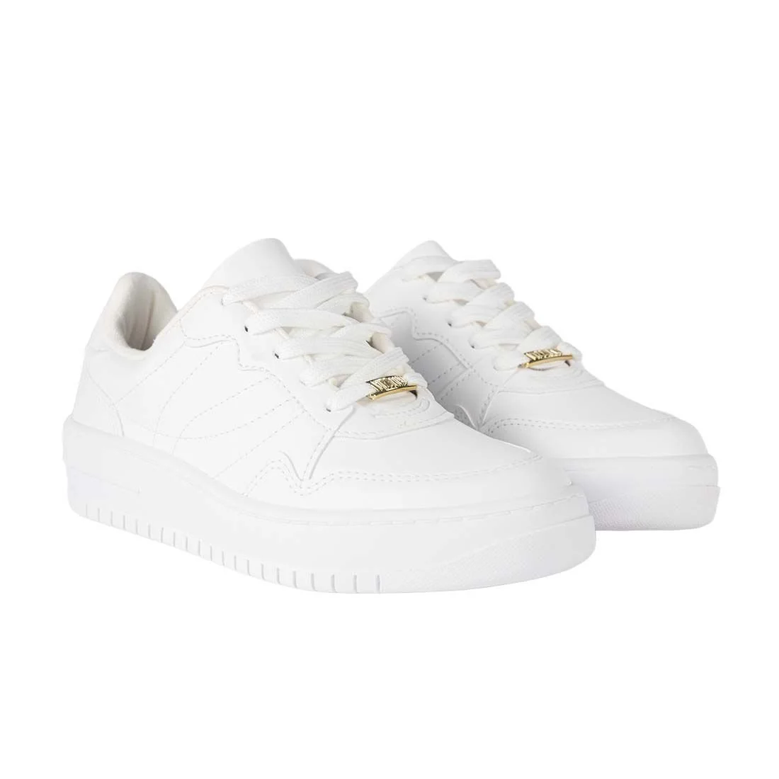 Tênis Casual Vizzano Estilo Urbano Confortável Branco 2