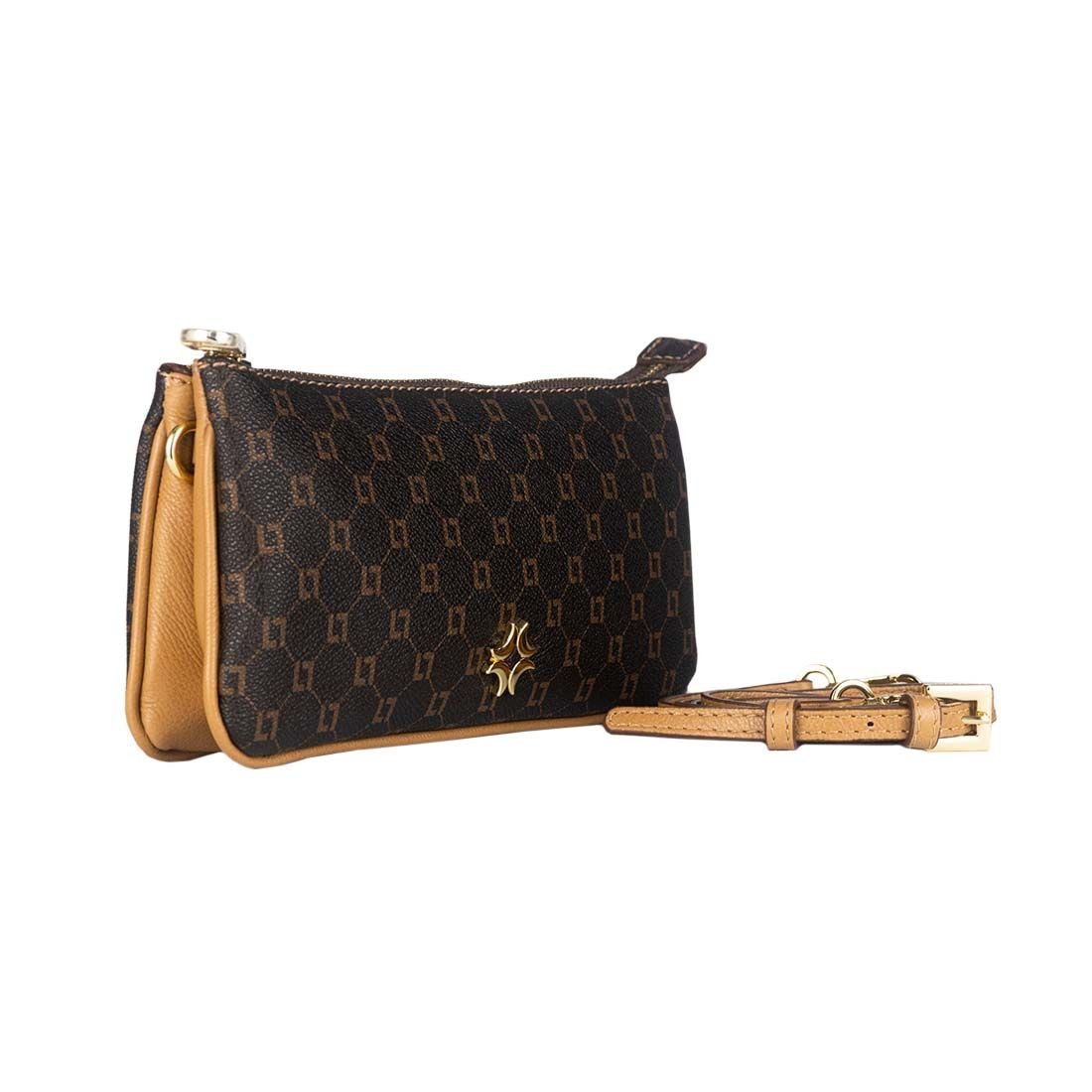 Bolsa Luz da Lua Mini Bag Alça Longa Marrom 2