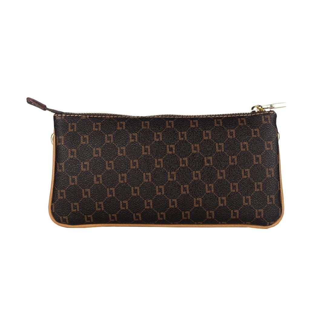 Bolsa Luz da Lua Mini Bag Alça Longa Marrom 6