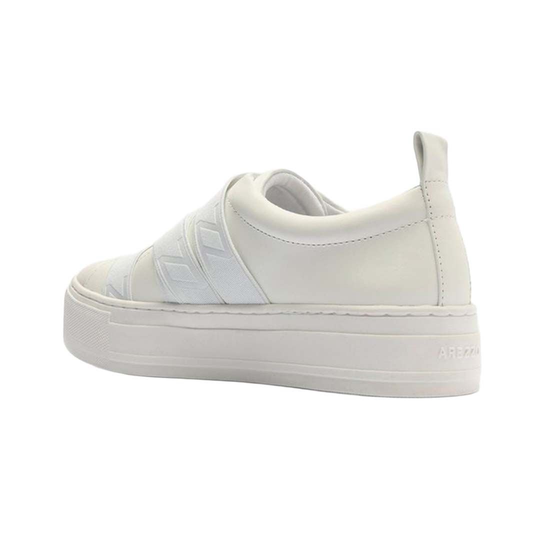 Tênis Arezzo Slip On Flatform Elástico Trendy Branco 2