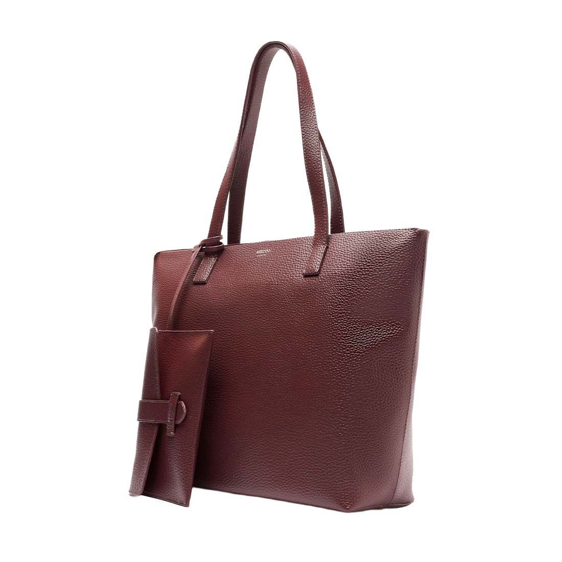 Bolsa Arezzo Mercato Grande Bag Charm Vinho 2