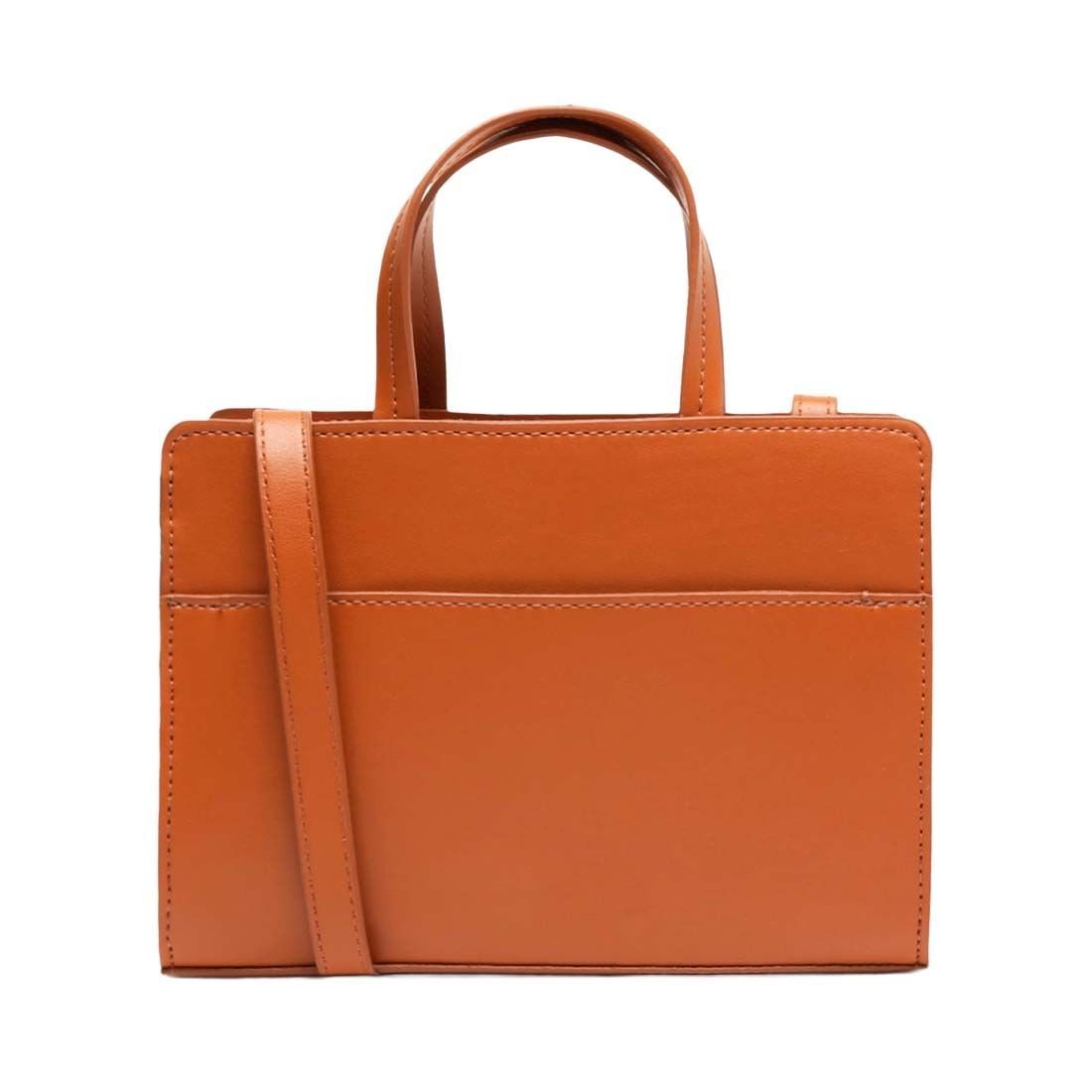 Bolsa Arezzo Tote Isis Grande Estruturada Caramelo 3