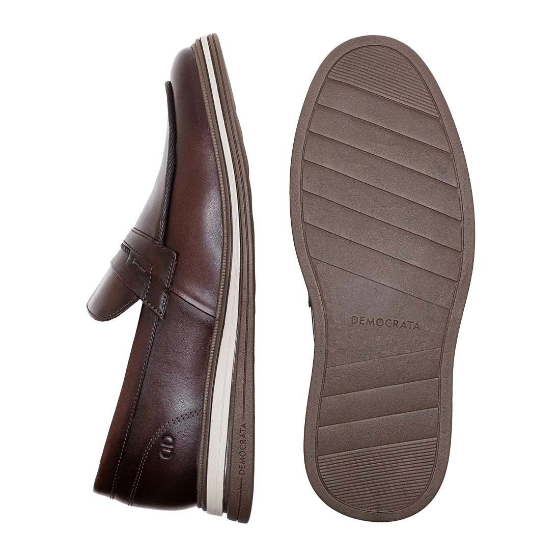 Sapato Democrata Dune Calce Fácil Hi-Soft Marrom 4
