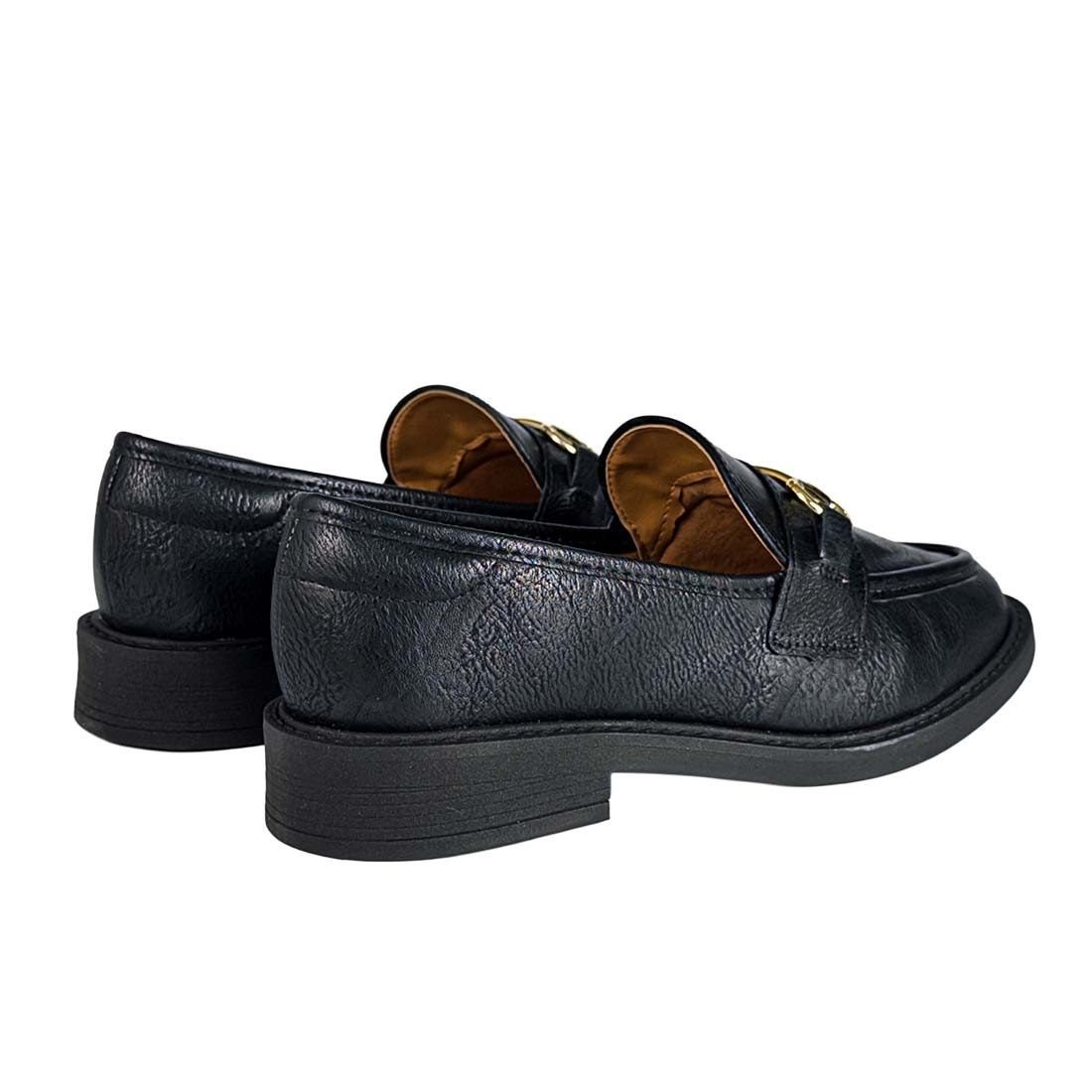Sapato Mocassim Vizzano Detlahe Metal Preto 3