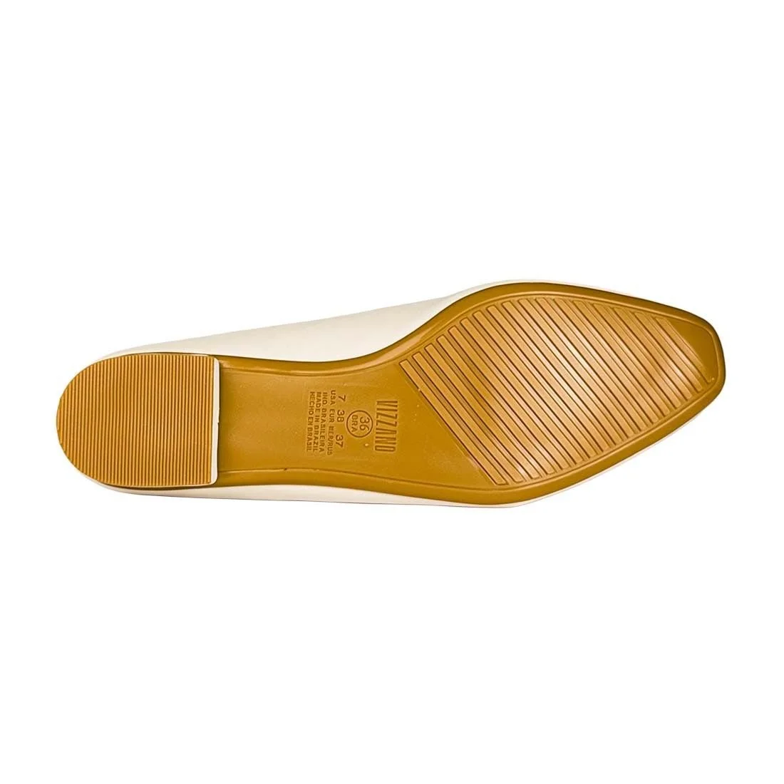 Sapato Mocassim Vizzano Enfeite Metalizado Branco 4