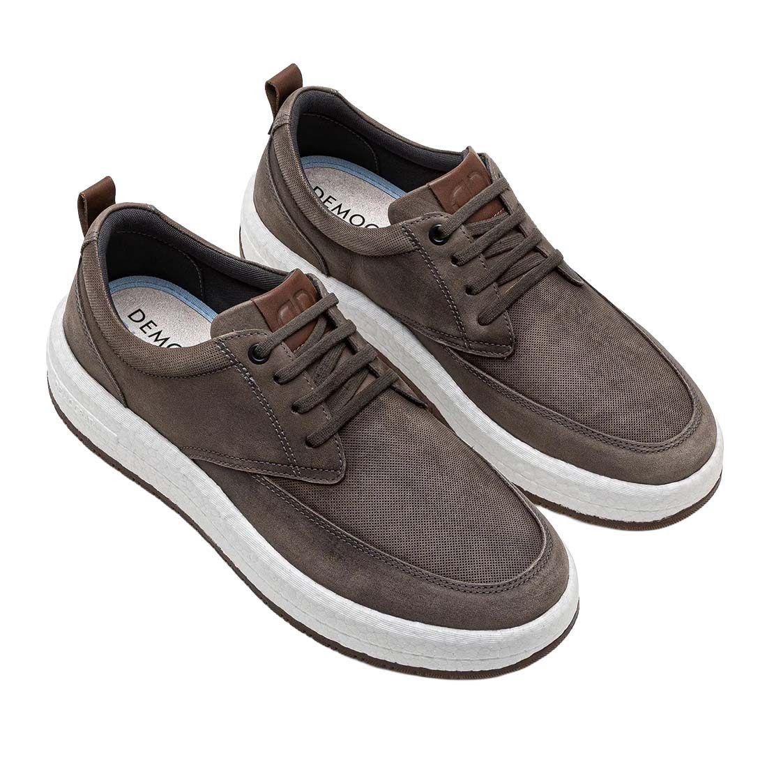 Tênis Democrata Drake Pulse Elástico Taupe 2