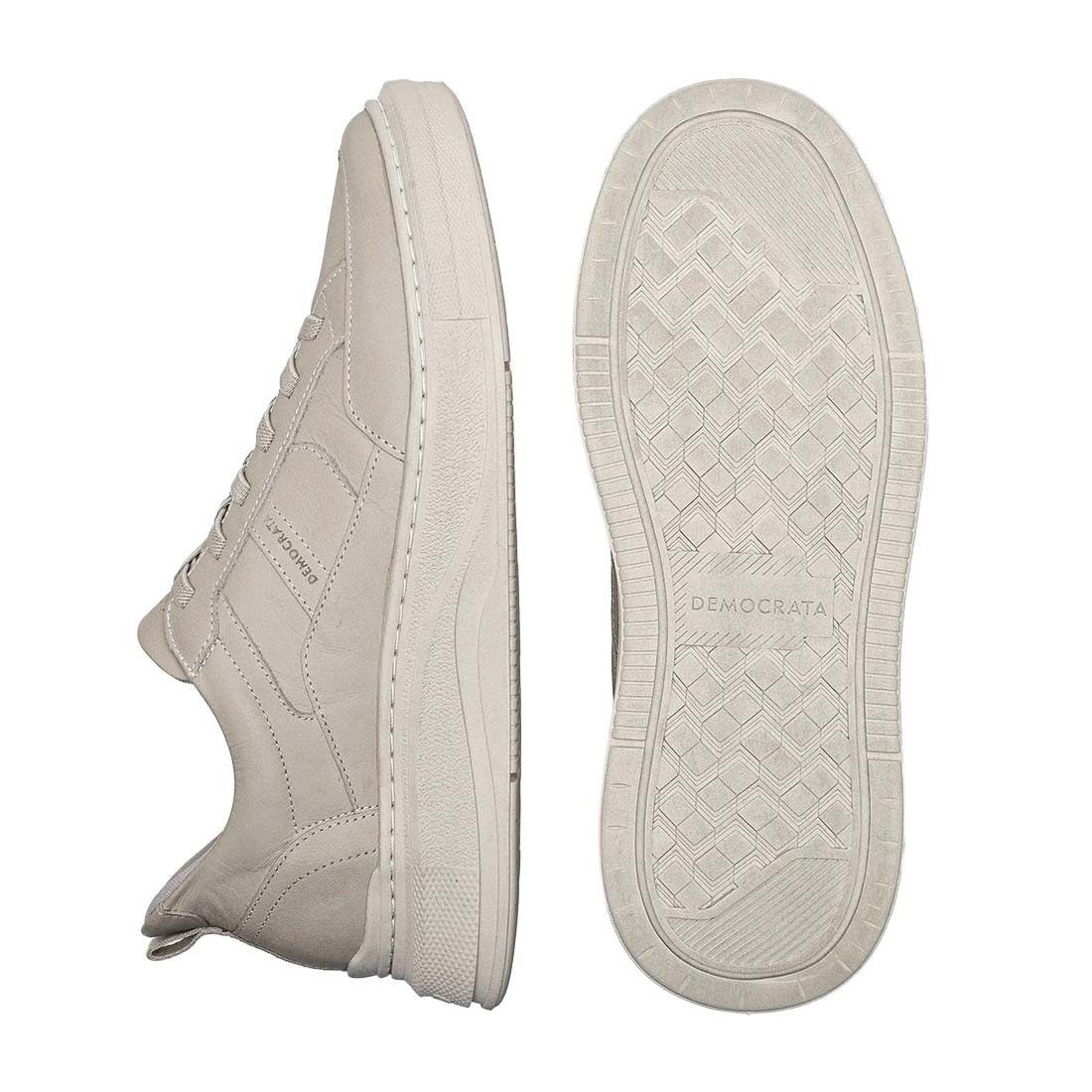 Tênis Democrata Pace Calce Fácil Bege 4