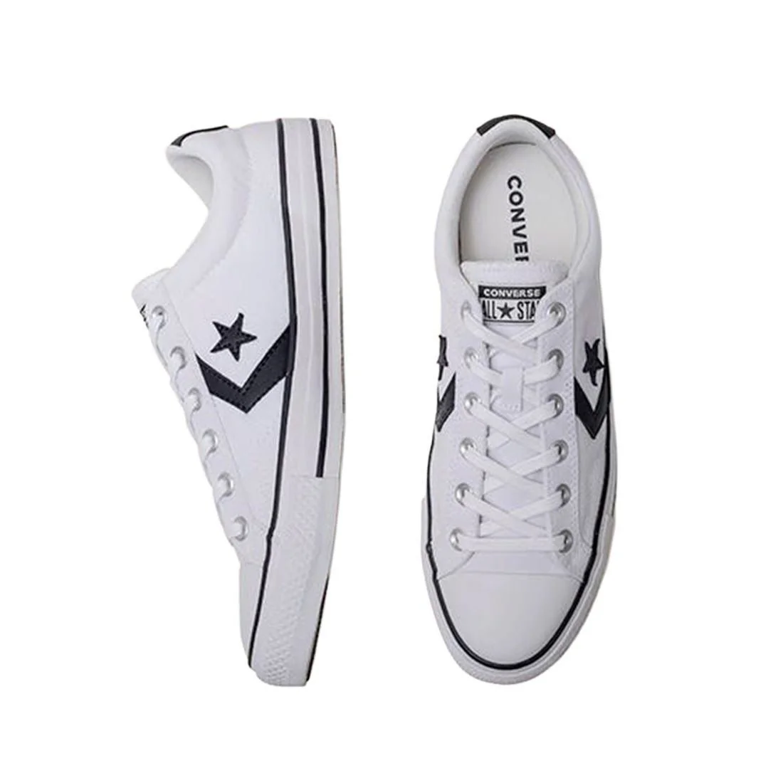 Tênis Converse Star Player Oxford Branco/Preto 4