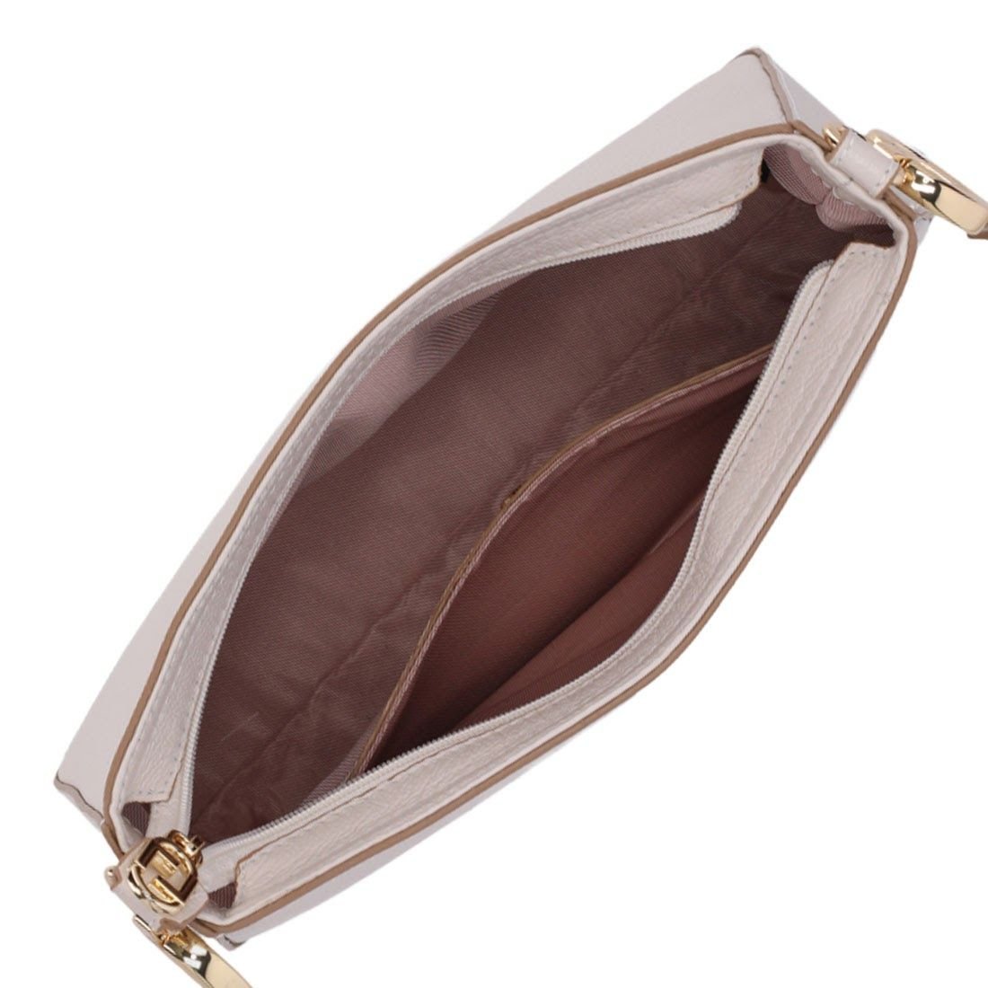 Bolsa Luz da Lua Tiracolo Média New Ridge Off White 4