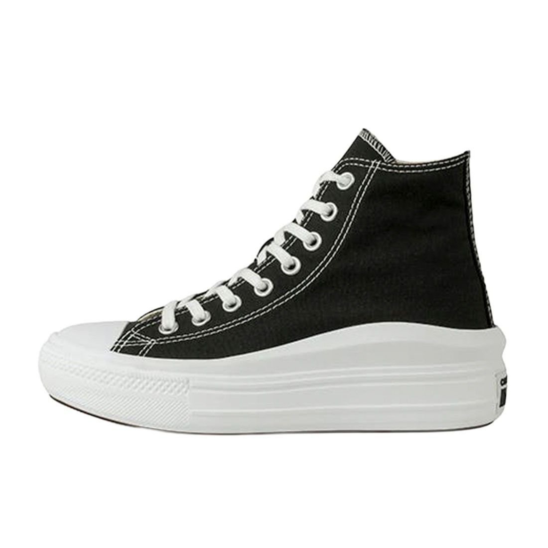 Tênis Converse All Star Move Cano Alto Plataforma Preto/Branco 2
