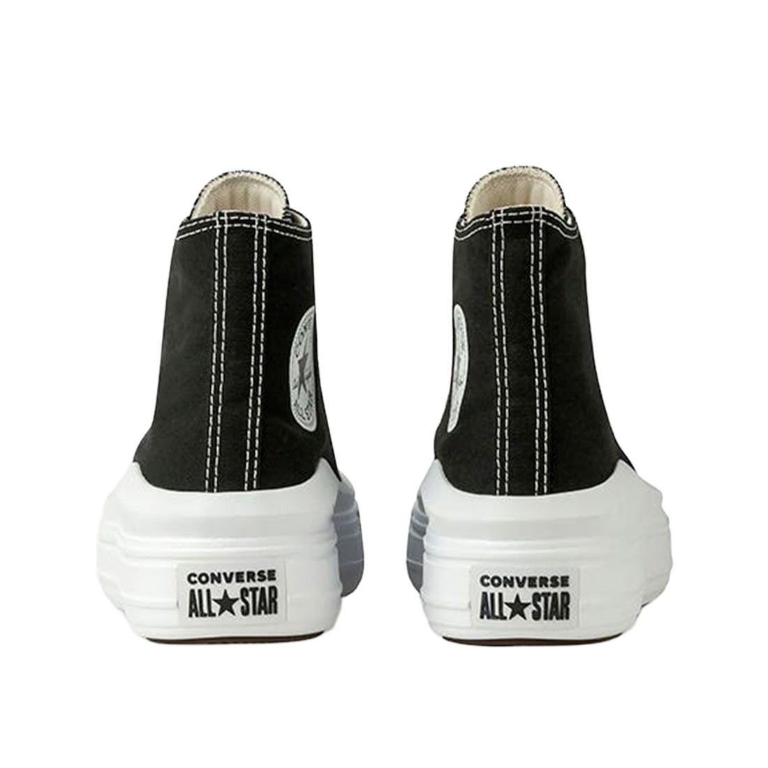 Tênis Converse All Star Move Cano Alto Plataforma Preto/Branco 4
