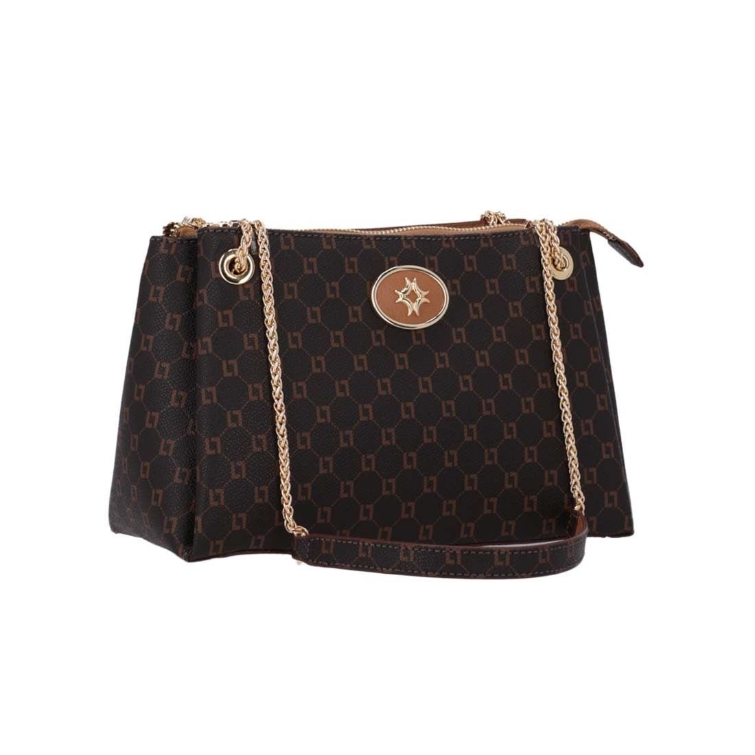 Bolsa Luz da Lua Tote Média Murano Marrom 3