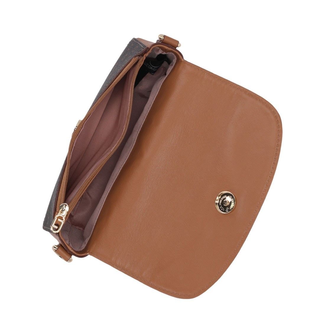 Bolsa Luz da Lua Mini Bag Monograma Pequena Marrom 4