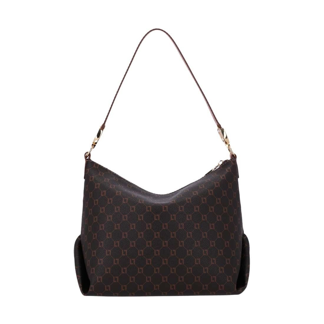 Bolsa Luz da Lua Hobo Logo Central Marrom 2