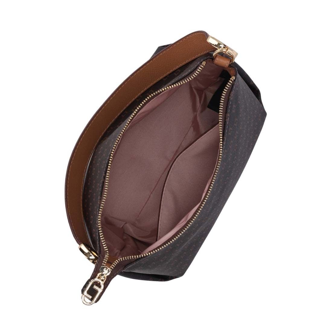 Bolsa Luz da Lua Hobo Logo Central Marrom 4