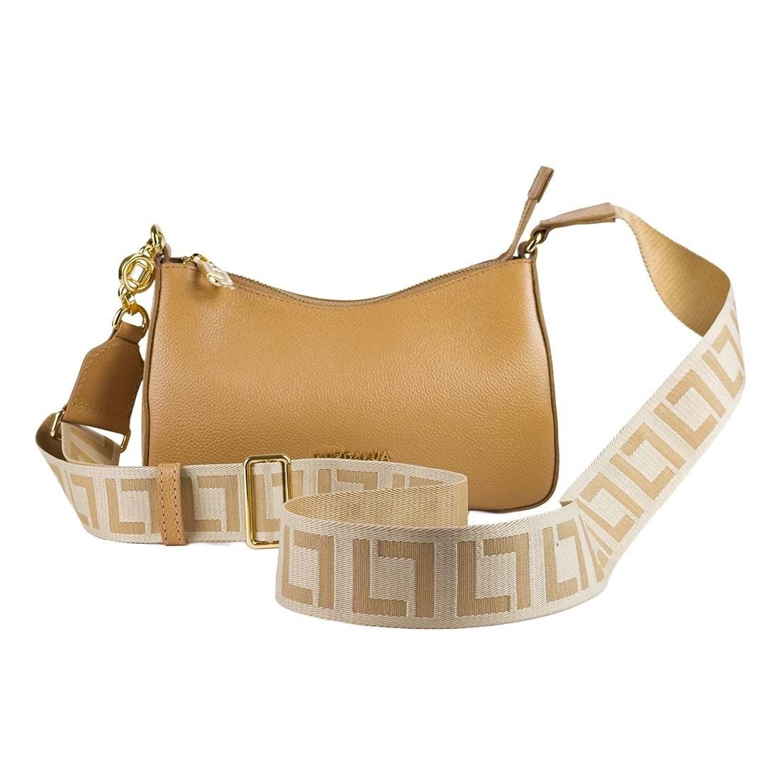 Bolsa Luz da Lua Minibag Alça Larga Monograma