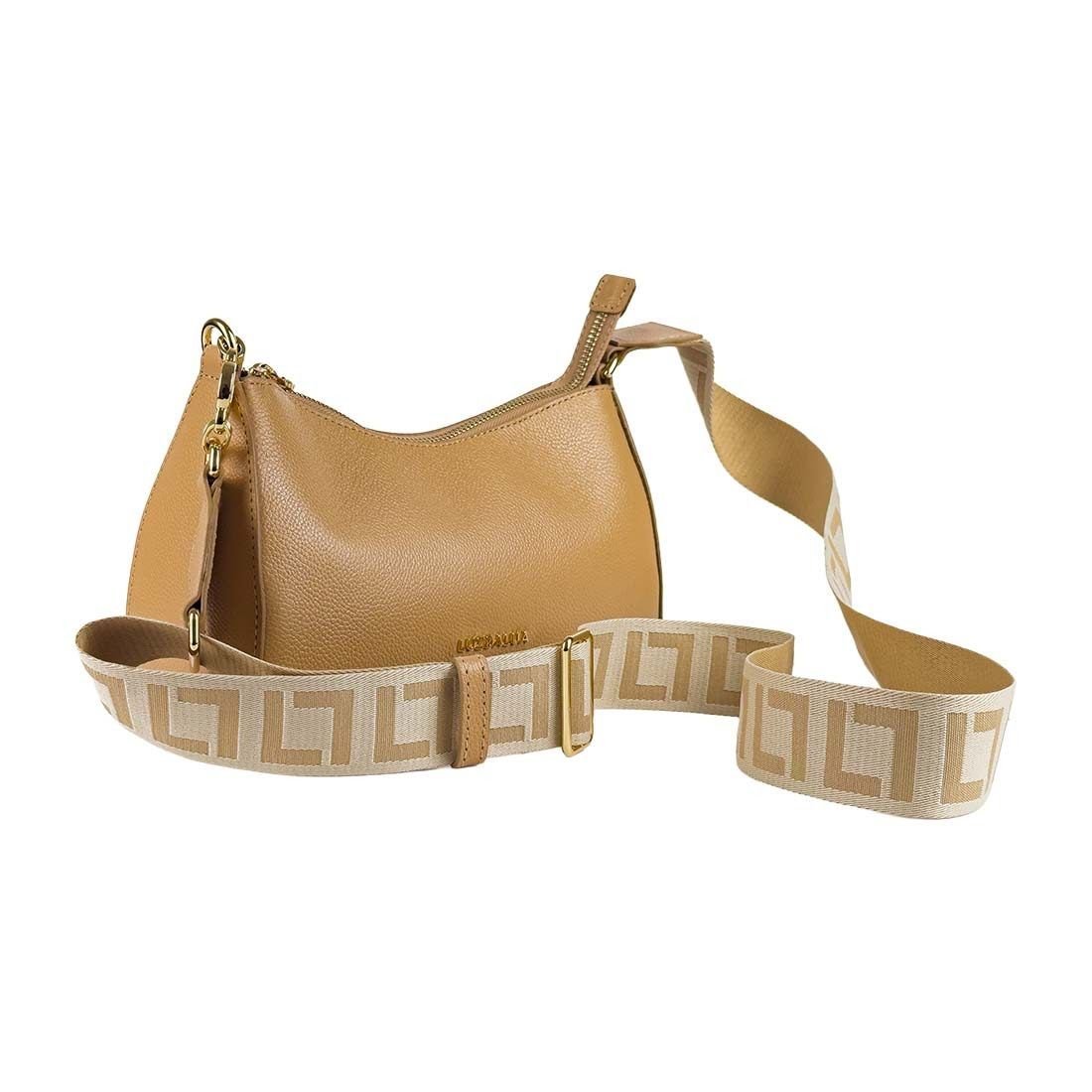 Bolsa Luz da Lua Minibag Alça Larga Monograma Bege 2