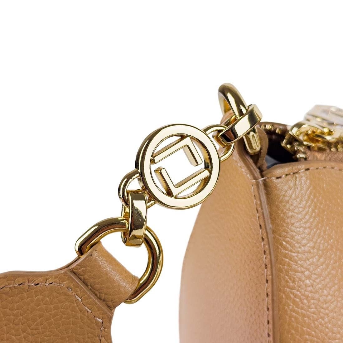 Bolsa Luz da Lua Minibag Alça Larga Monograma Bege 3