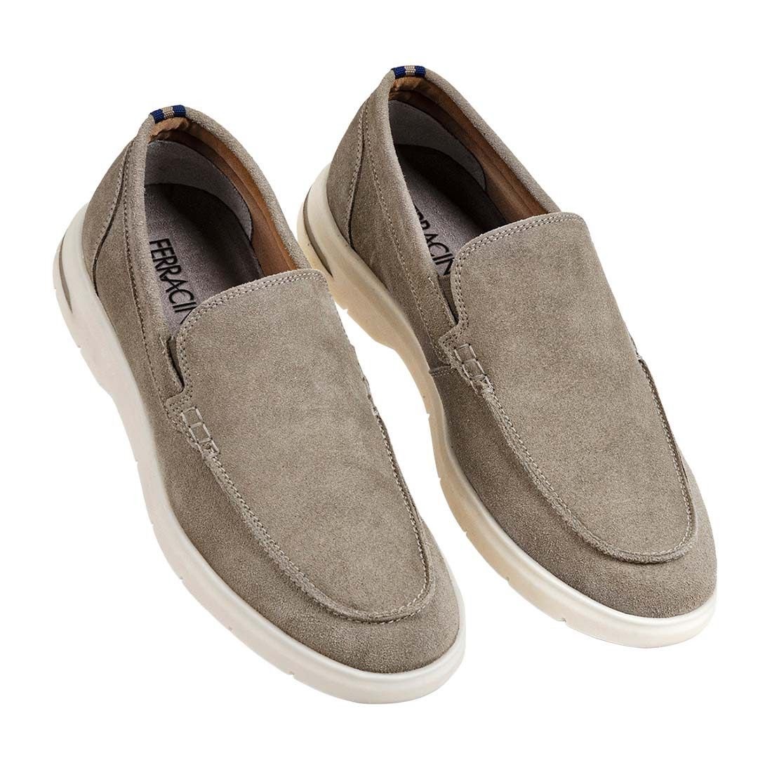 Sapato Mocassim Ferracini Malta Plus Taupe 2