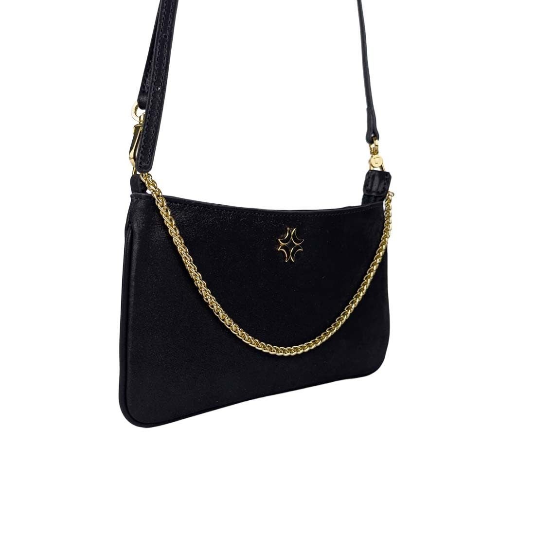 Bolsa Luz da Lua Minibag New Ridge Compacta Preto 2