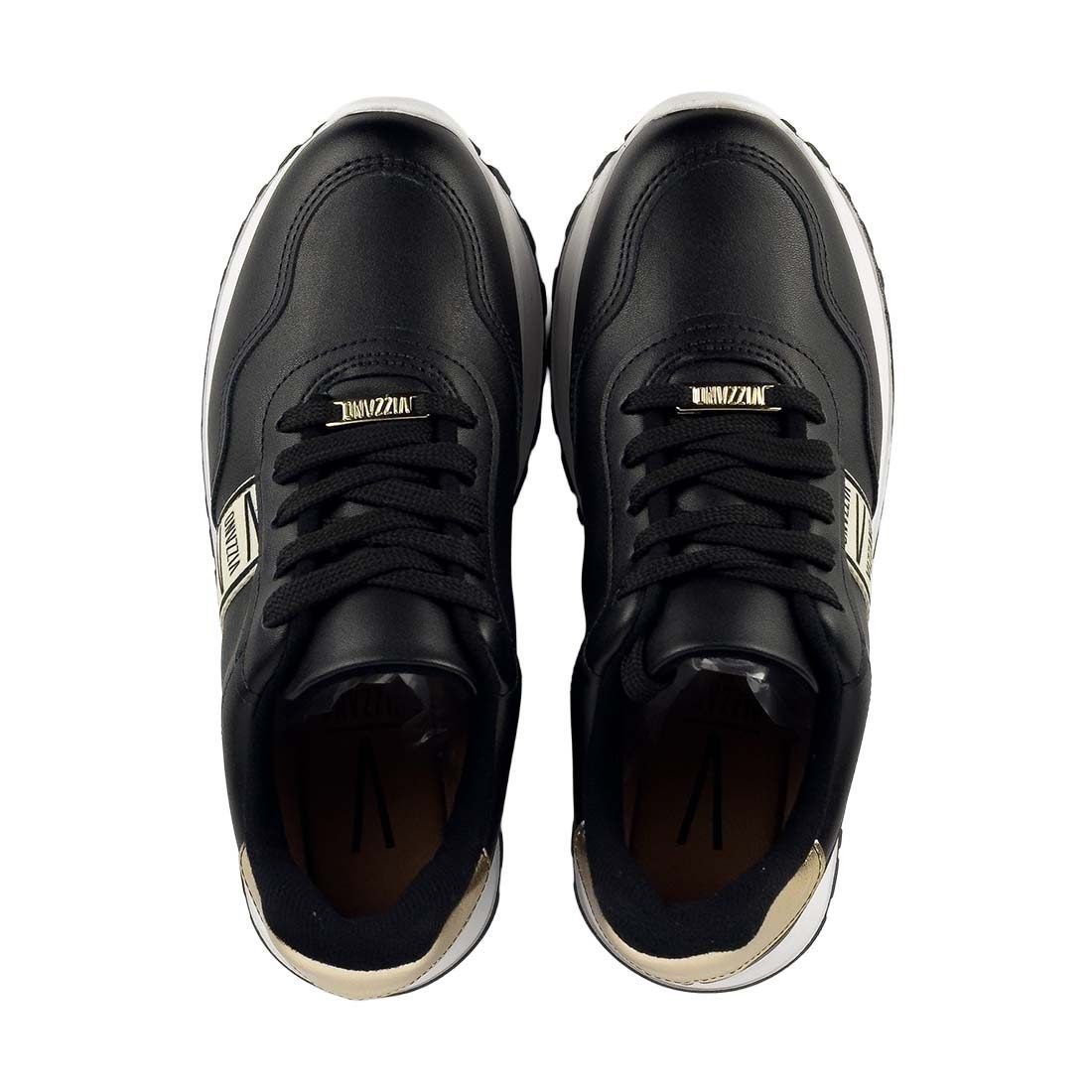 Tênis Vizzano Casual com Detalhe Dourado Preto 5