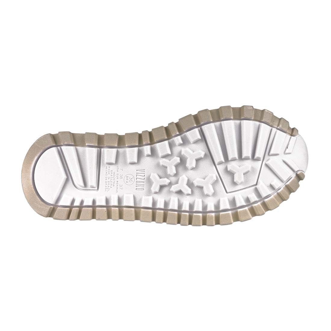 Tênis Vizzano Casual com Detalhe Dourado Branco 4