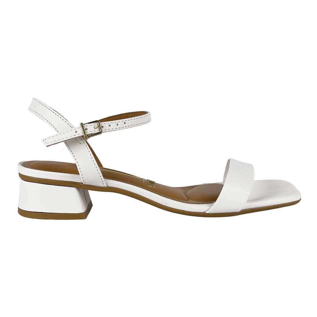 Sandália Vizzano Salto Bloco Baixo Tira Fina