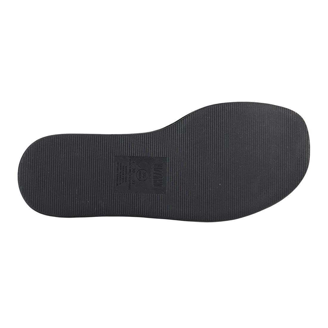 Sandália Papete Vizzano Plataforma com Fivelas Preto 4