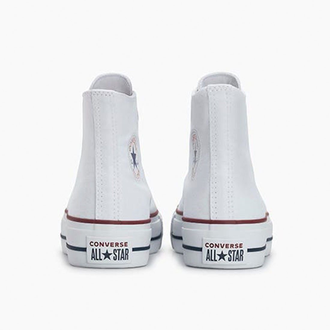 Tênis Converse All Star Chuck Lift Canvas Alto Branco 5
