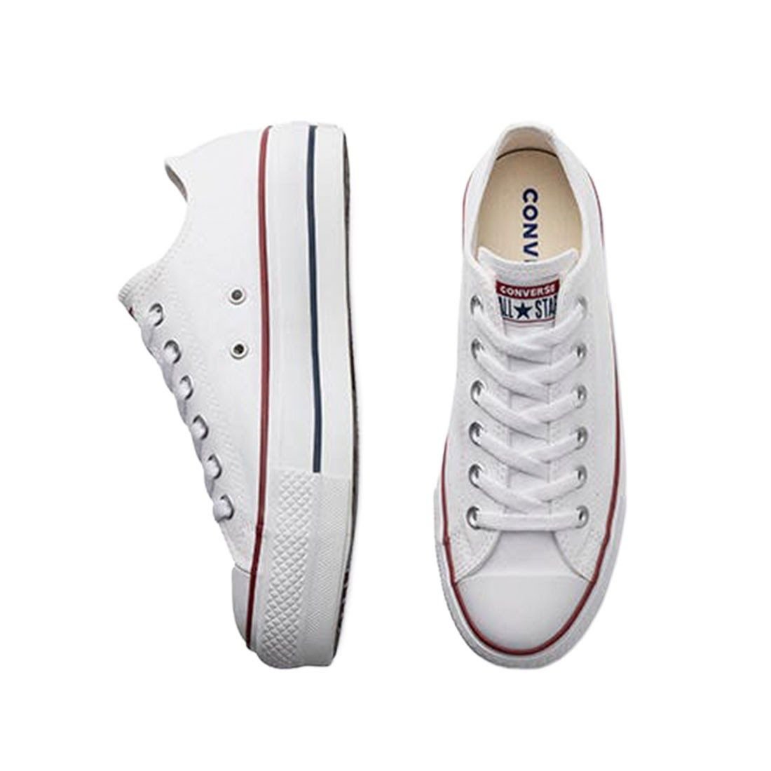 Tênis Converse All Star Chuck Lift Canvas Baixo Branco 4