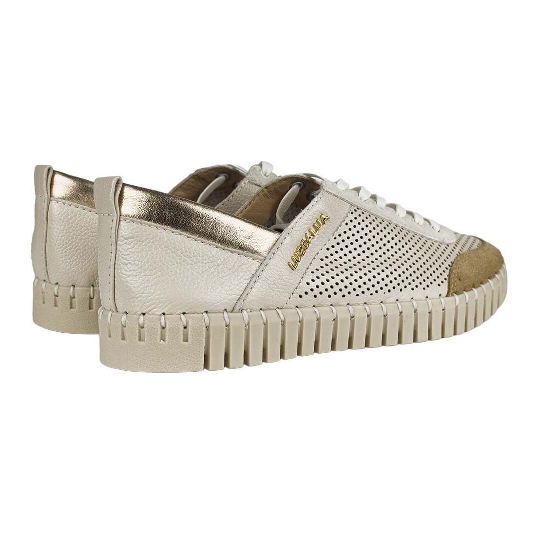 Tênis Luz da Lua Microfuros Solado Nervurado Off White 3