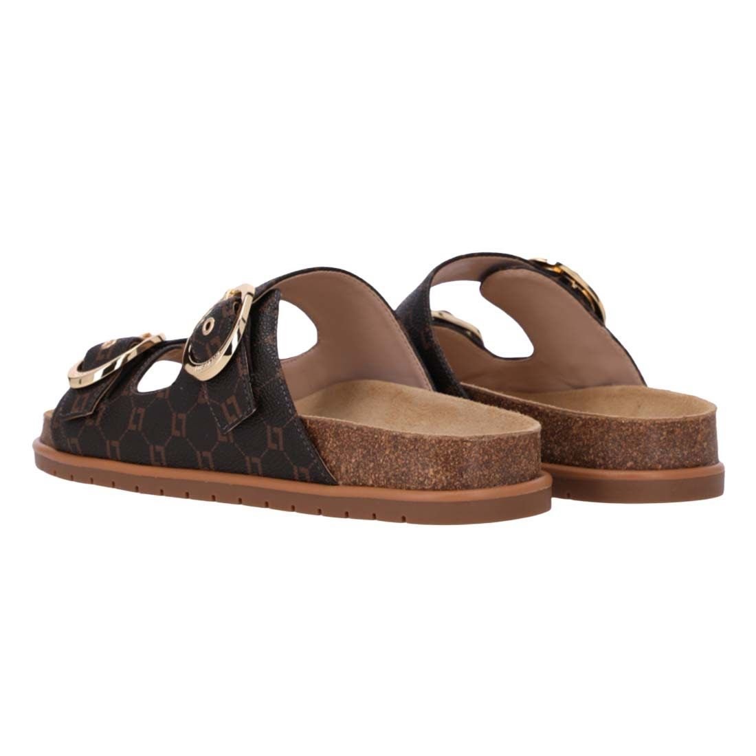 Sandália Papete Luz da Lua Flatform Marrom 3