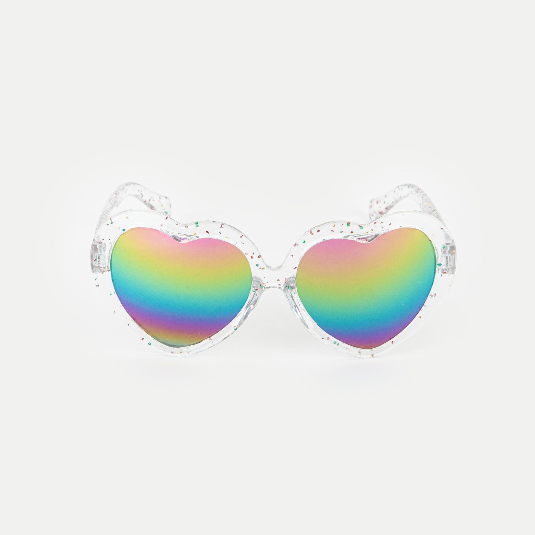 Óculos de Sol Coração com Glitter Multicores 1