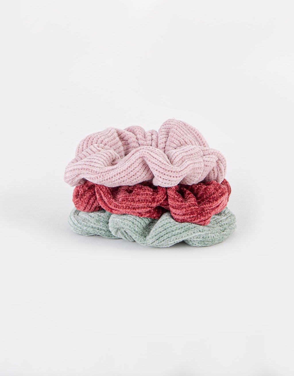 Kit 3 Scrunchies Chenille Primavera¿