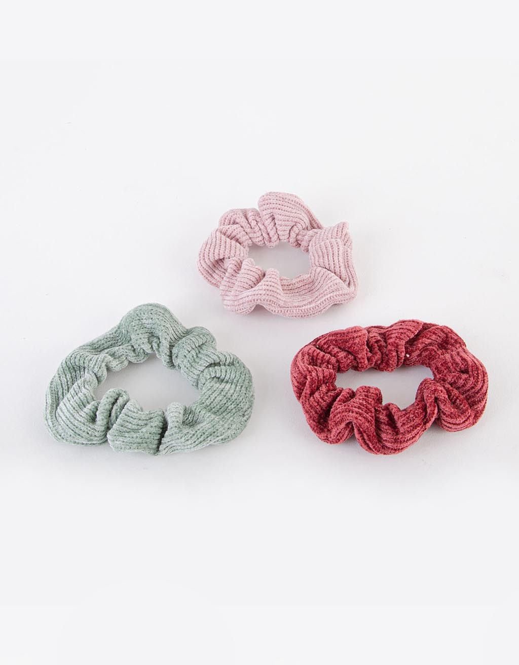 Kit 3 Scrunchies Chenille Primavera¿ Multicores 2