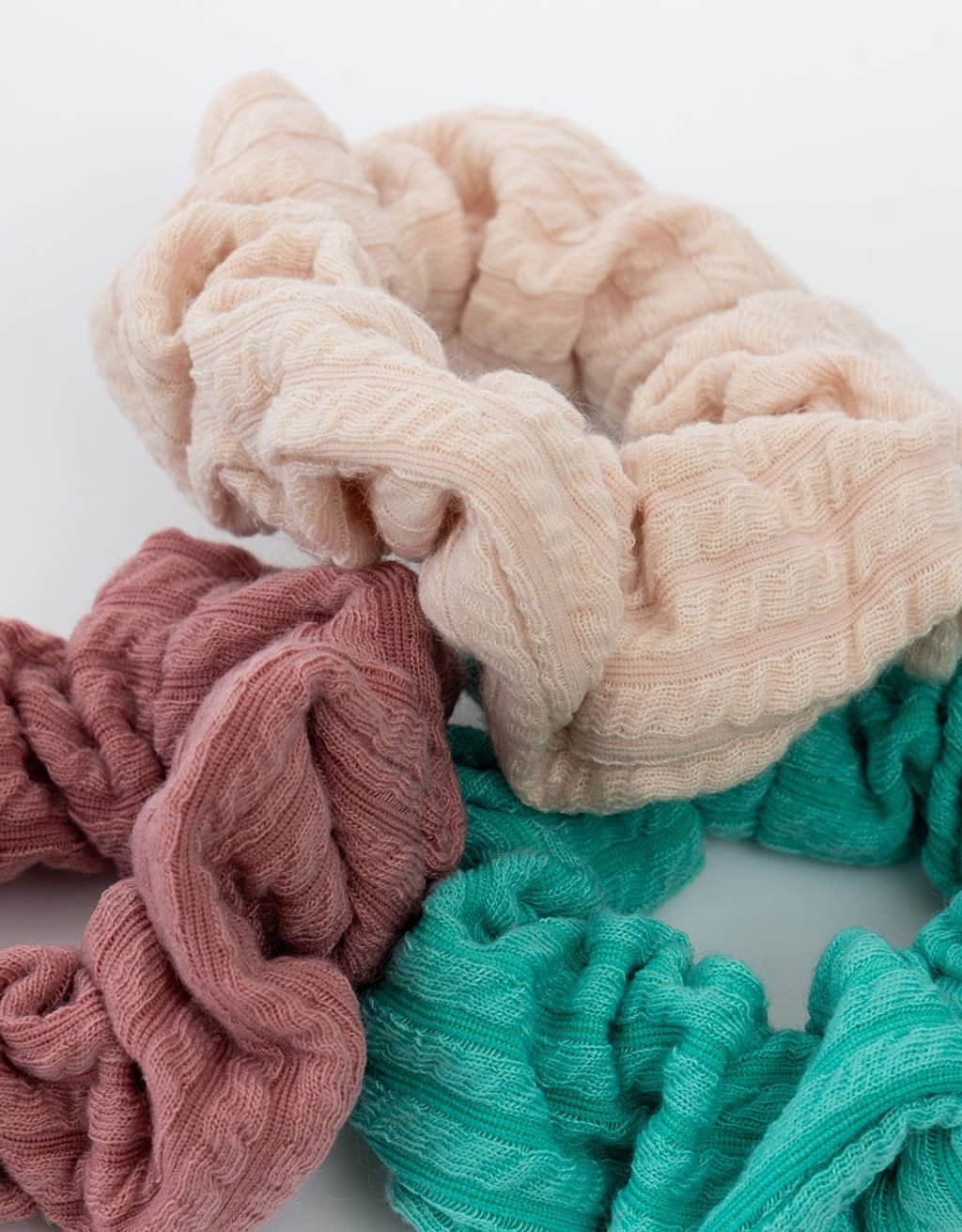 Kit Scrunchie com Textura Forest Soul Multicores 3