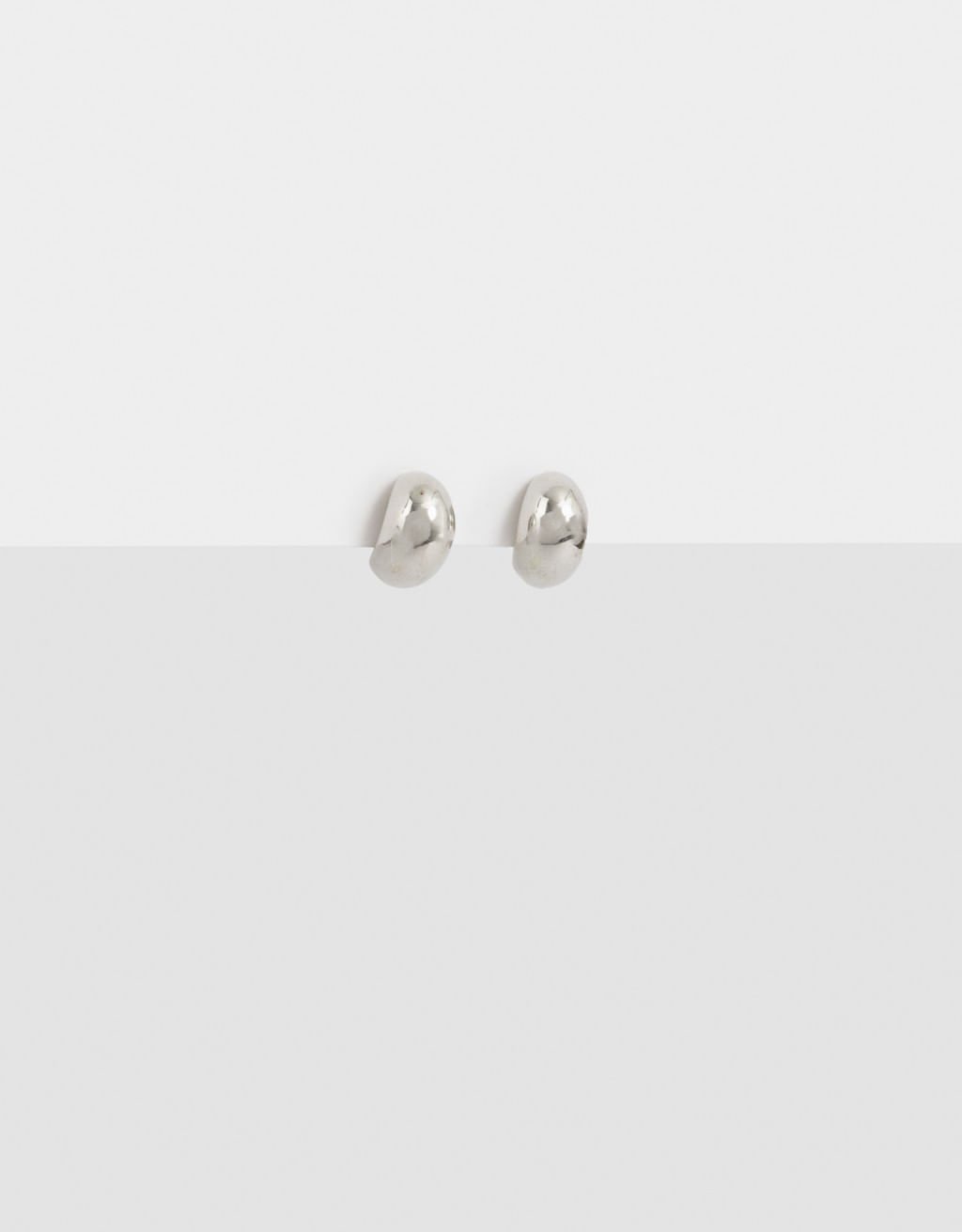 Brincos Passantes Strass Basic Prata 1