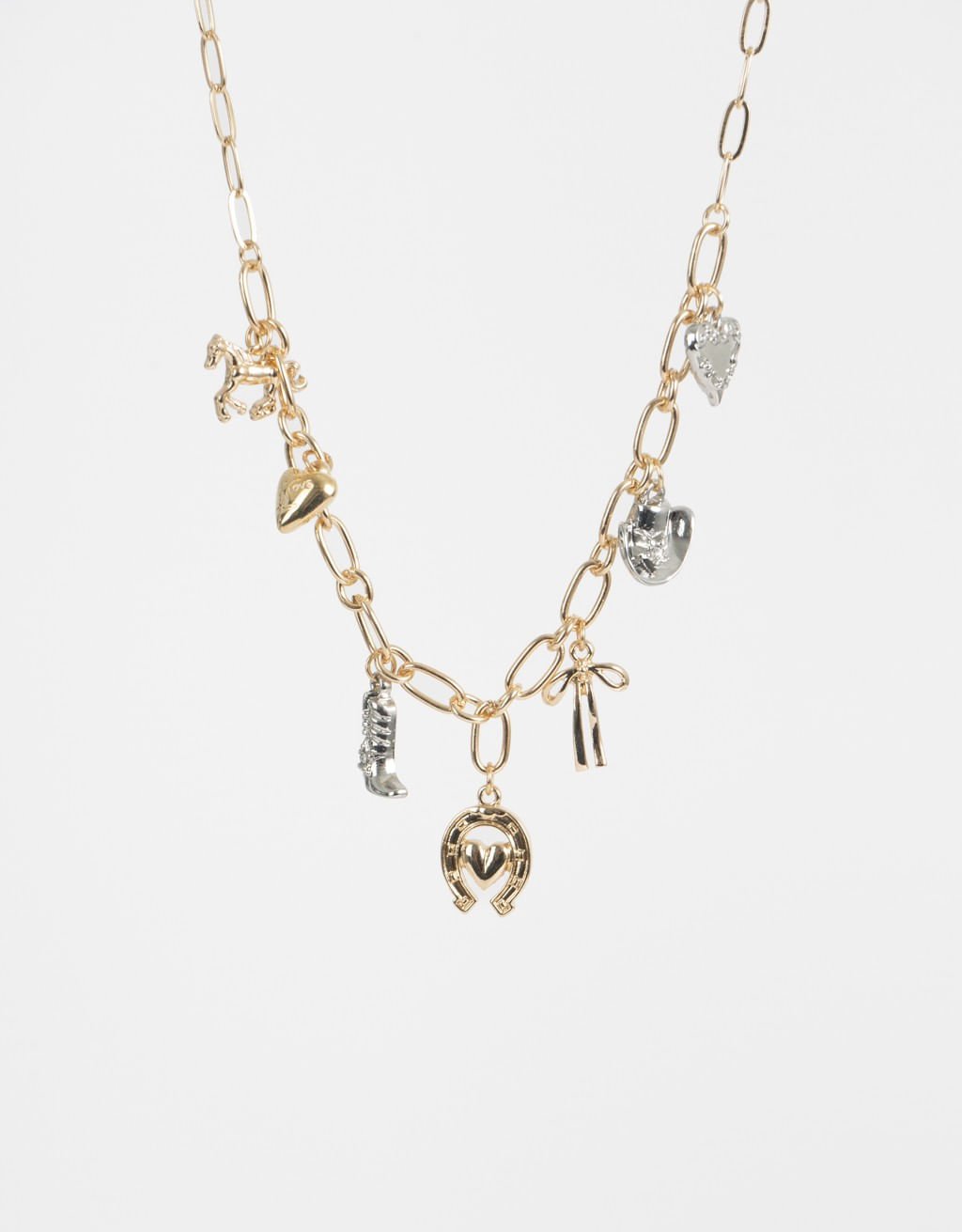 Colar Curto Dourado Amuletos Western Garden Dourado 1
