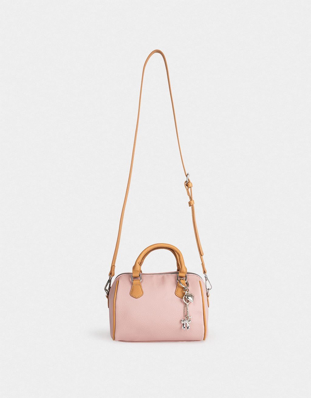 Bolsa Carteira Bowling Corino Girly Coffee Rosa 1
