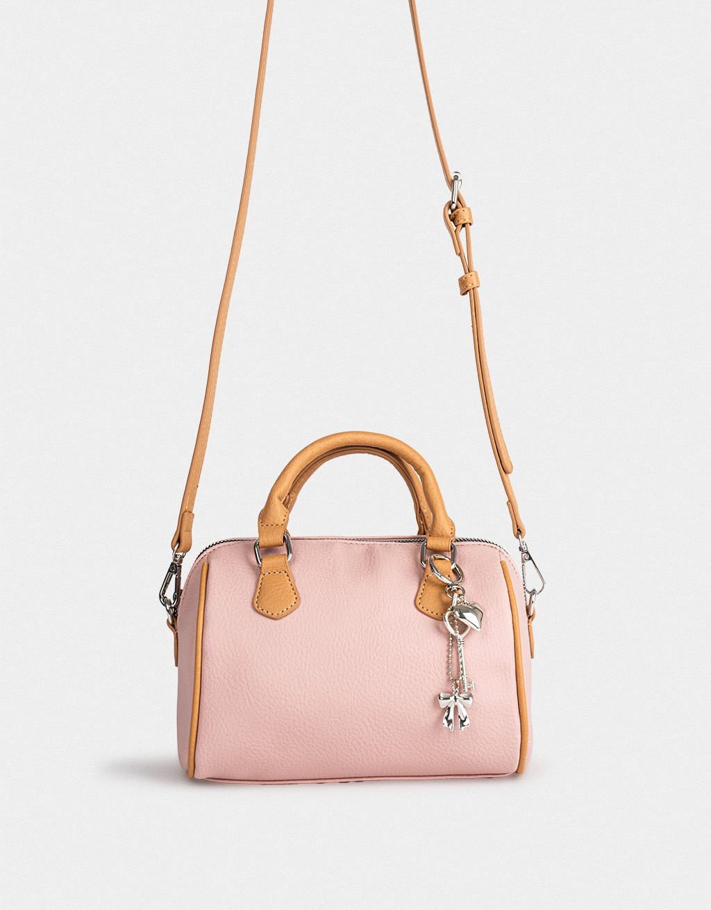 Bolsa Carteira Bowling Corino Girly Coffee Rosa 3