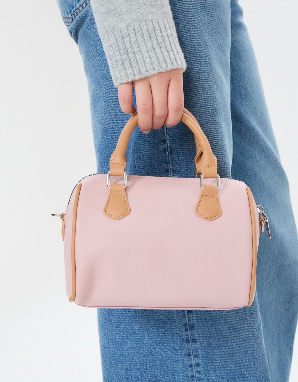 Bolsa Carteira Bowling Corino Girly Coffee Rosa 4