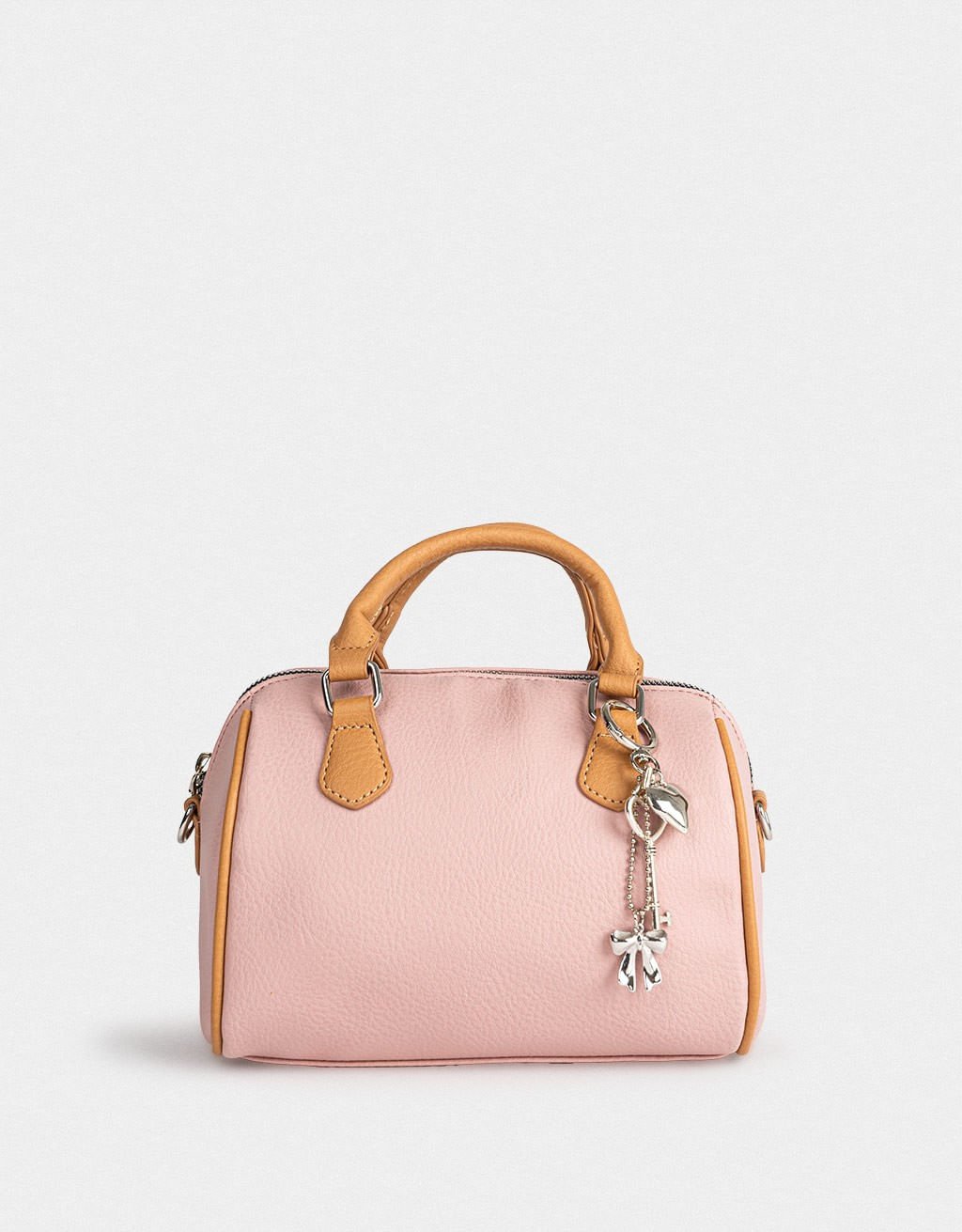 Bolsa Carteira Bowling Corino Girly Coffee Rosa 6