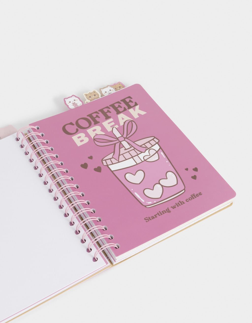 Caderno A5 Espiral Girly Coffee ÚNICO 7