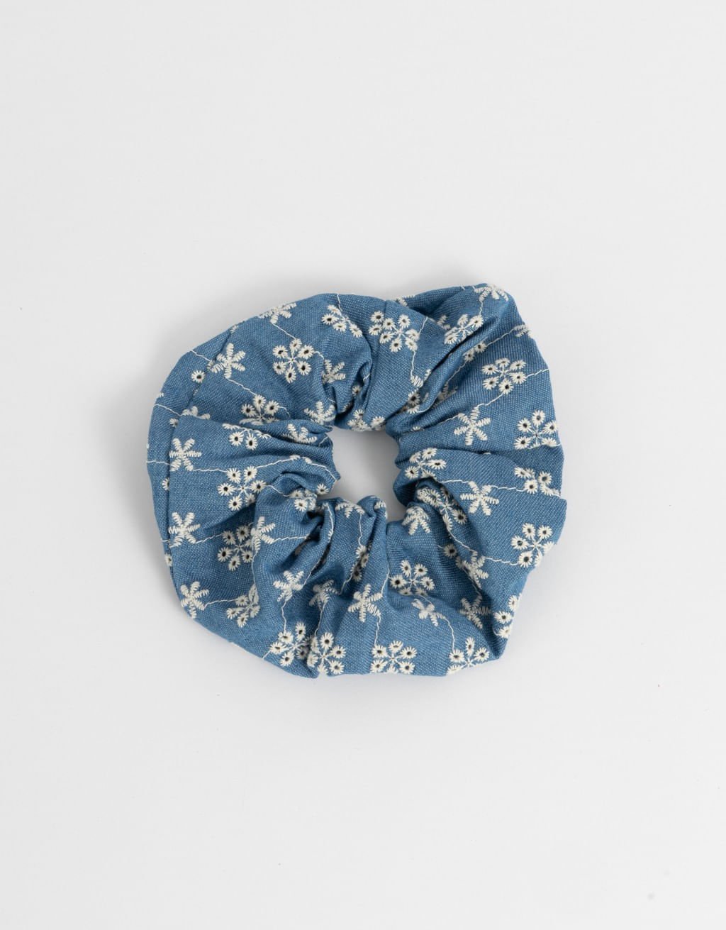 Scrunchie Jeans Western Garden Azul 1